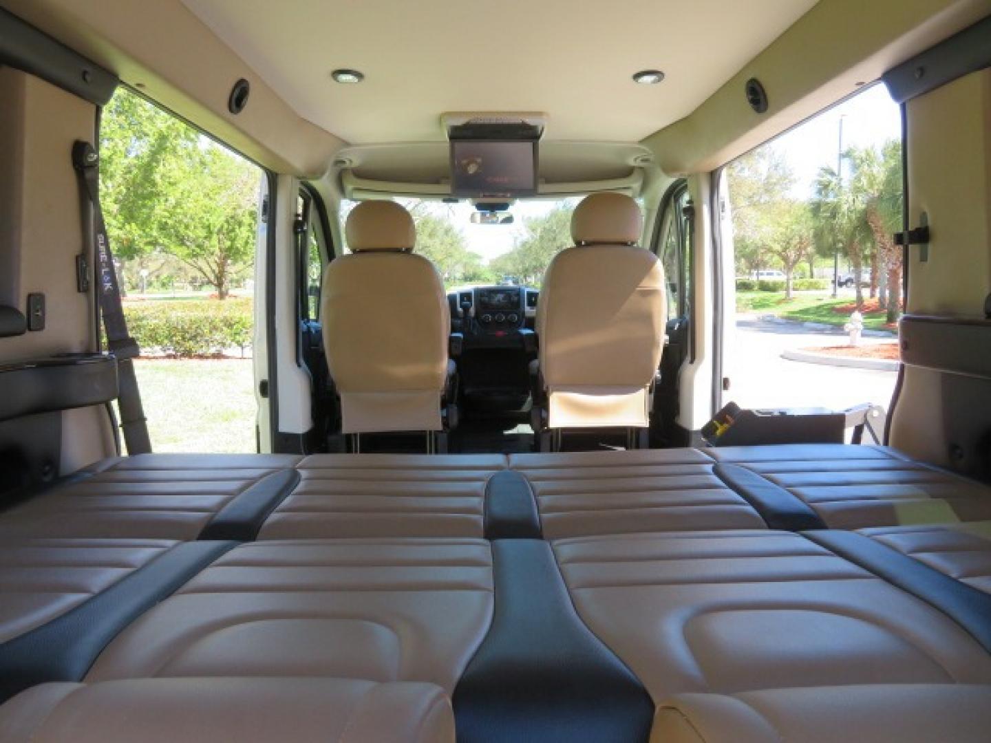 2016 Gold /Tan and Black Leather RAM Promaster (3C6TRVAG5GE) , located at 4301 Oak Circle #19, Boca Raton, FL, 33431, (954) 561-2499, 26.388861, -80.084038 - You are looking at a Gorgeous 2016 Ram Promaster Tempest X Handicap Wheelchair Conversion Van with 30K Original Miles, Lowered Floor, Dual Side Entry Doors, Power Passenger Side Entry Door, 750lb Braunability Wheelchair Lift, 4 Passenger Rear Power Bench Seat/Bed, Navigation, Rear Entertainment, Sur - Photo#72